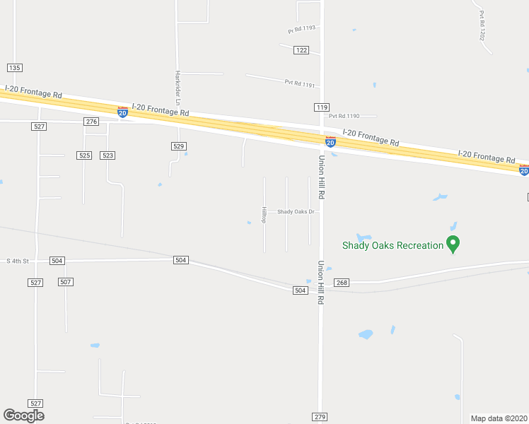 map of restaurants, bars, coffee shops, grocery stores, and more near 489 Hilltop in Baird