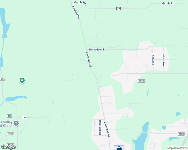 map of restaurants, bars, coffee shops, grocery stores, and more near 9149 Lavender Road in Tyler