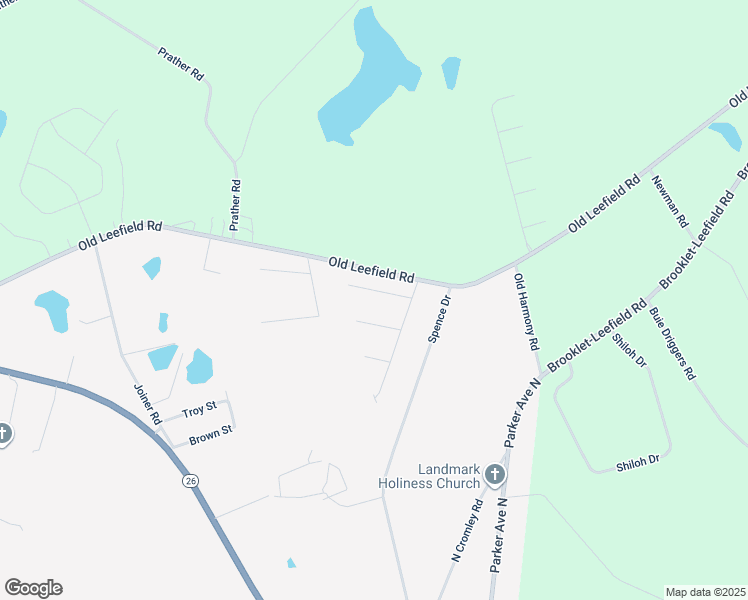 map of restaurants, bars, coffee shops, grocery stores, and more near 1606 Colony Lane in Brooklet