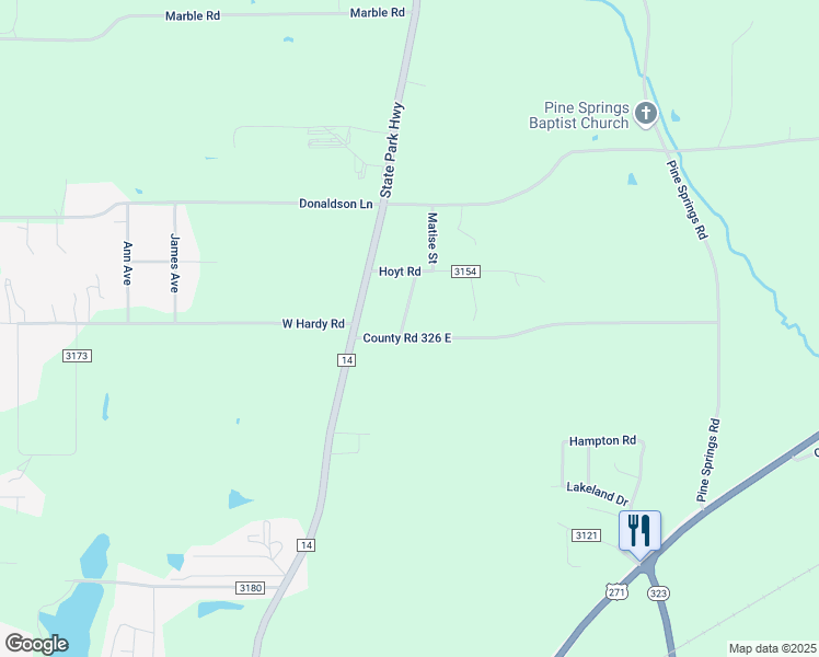 map of restaurants, bars, coffee shops, grocery stores, and more near 9301 Matise Street in Tyler