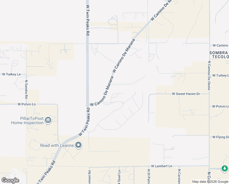 map of restaurants, bars, coffee shops, grocery stores, and more near 10849 North Stonebridge Drive in Oro Valley