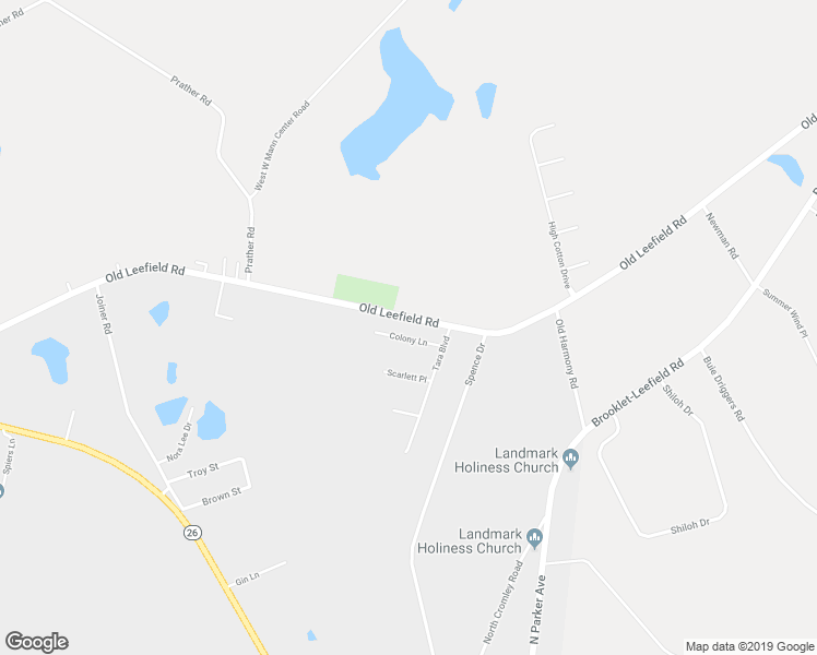 map of restaurants, bars, coffee shops, grocery stores, and more near 1606 Colony Lane in Brooklet