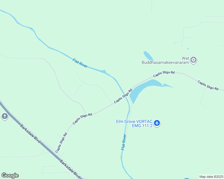 map of restaurants, bars, coffee shops, grocery stores, and more near 531 Caplis Sligo Road in Bossier City