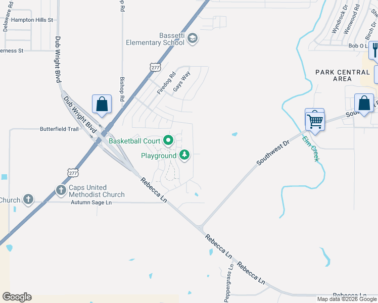 map of restaurants, bars, coffee shops, grocery stores, and more near 3813 Timbercat Court in Abilene