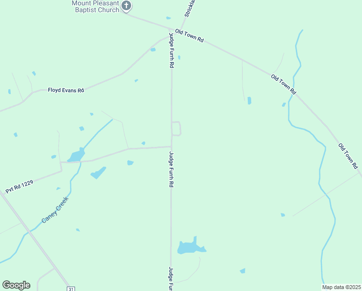 map of restaurants, bars, coffee shops, grocery stores, and more near 1518 Judge Furrh Road in Marshall