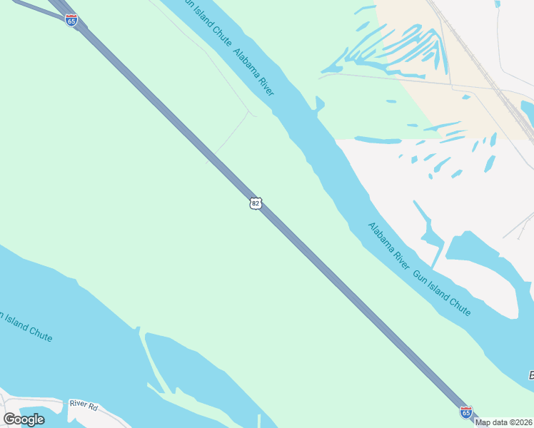 map of restaurants, bars, coffee shops, grocery stores, and more near Interstate 65 in Montgomery