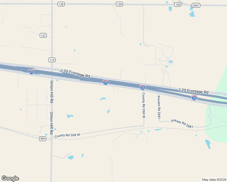 map of restaurants, bars, coffee shops, grocery stores, and more near 3433 Interstate 20 Frontage Road in Baird