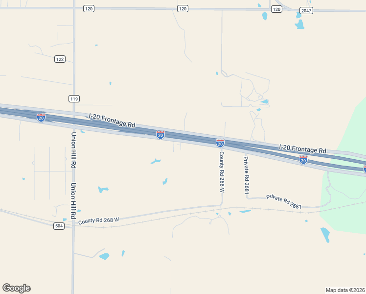 map of restaurants, bars, coffee shops, grocery stores, and more near 3433 Interstate 20 Frontage Road in Baird