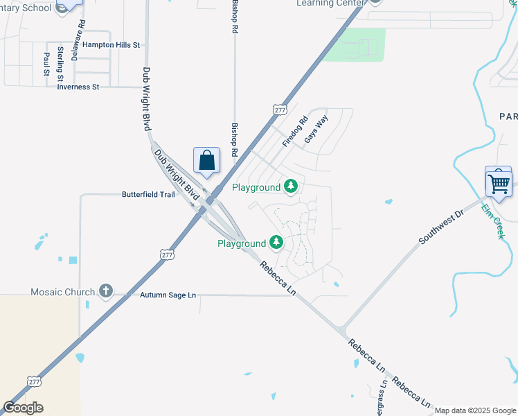 map of restaurants, bars, coffee shops, grocery stores, and more near 3702 Patriot Drive in Abilene