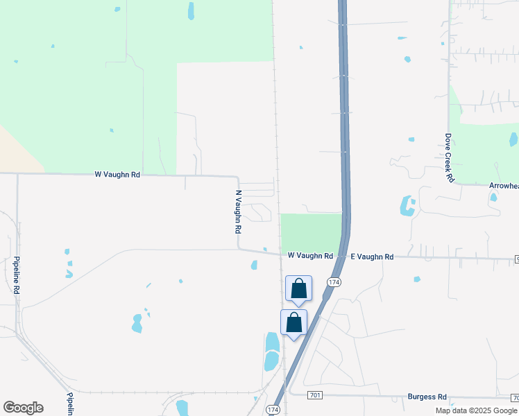 map of restaurants, bars, coffee shops, grocery stores, and more near 3224 Celeste Road in Cleburne