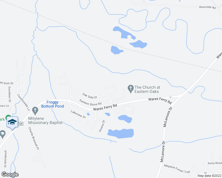 map of restaurants, bars, coffee shops, grocery stores, and more near 7026 Oak Side Court in Montgomery