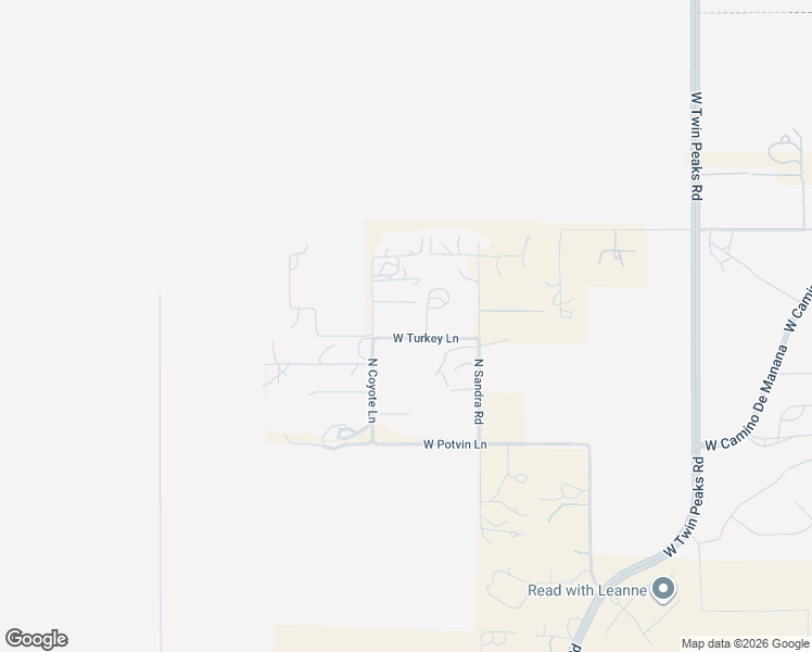 map of restaurants, bars, coffee shops, grocery stores, and more near 11050 North Coyote Lane in Tucson