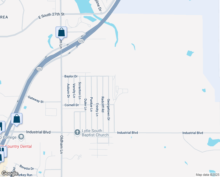 map of restaurants, bars, coffee shops, grocery stores, and more near 3665 Georgetown Drive in Abilene