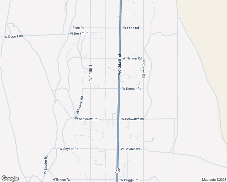 map of restaurants, bars, coffee shops, grocery stores, and more near 1122 West Keener Road in Ajo