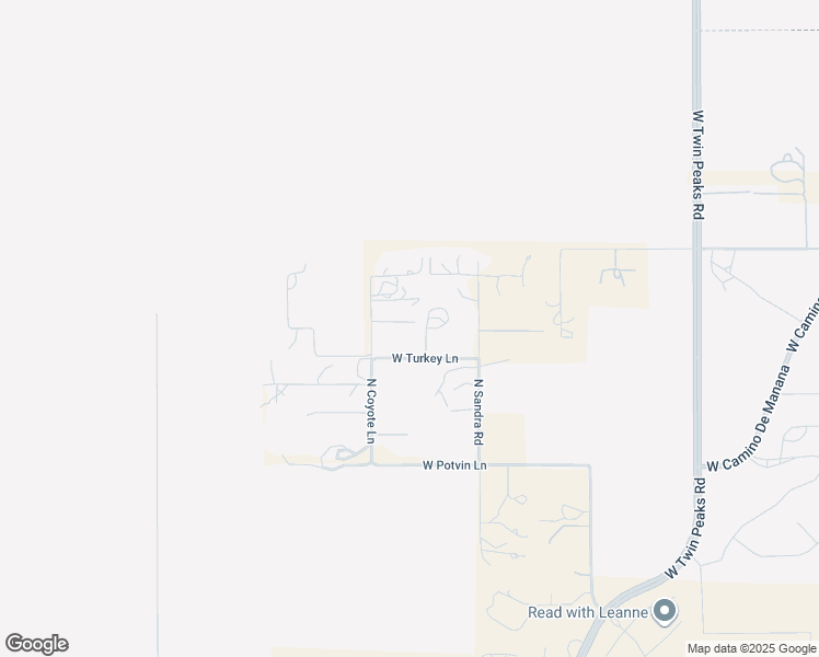 map of restaurants, bars, coffee shops, grocery stores, and more near 11050 North Coyote Lane in Tucson