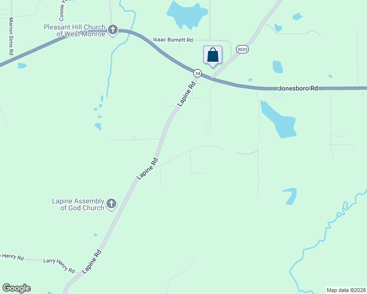 map of restaurants, bars, coffee shops, grocery stores, and more near 191 Newell Johnston Rd in West Monroe