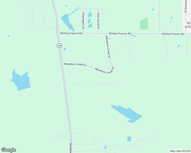 map of restaurants, bars, coffee shops, grocery stores, and more near 8959 Meadow Creek Drive in Shreveport
