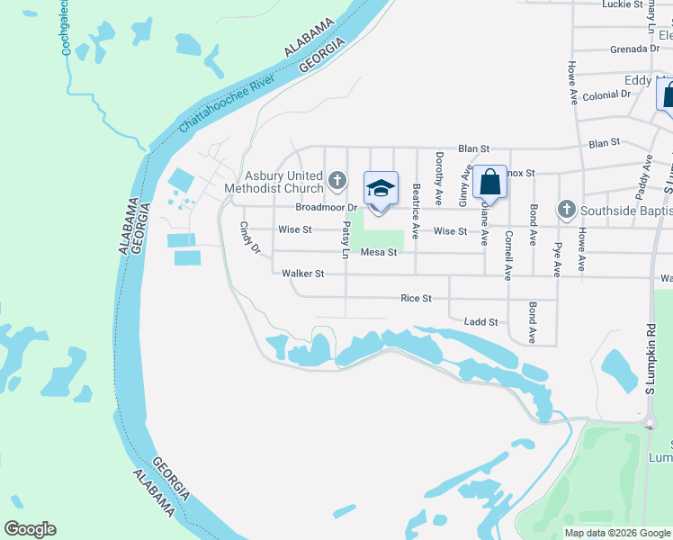 map of restaurants, bars, coffee shops, grocery stores, and more near 2475 Walker Street in Columbus