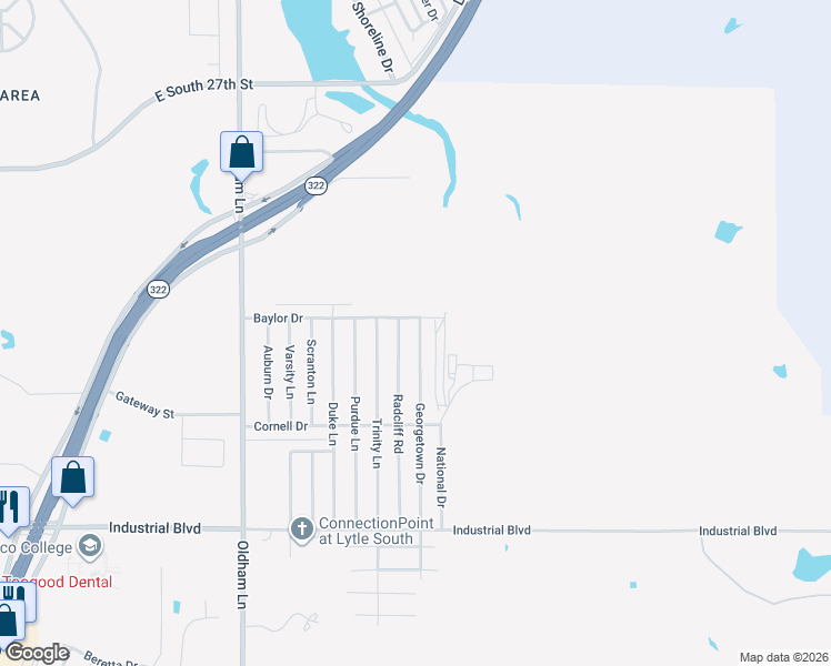 map of restaurants, bars, coffee shops, grocery stores, and more near 3618 Georgetown Drive in Abilene