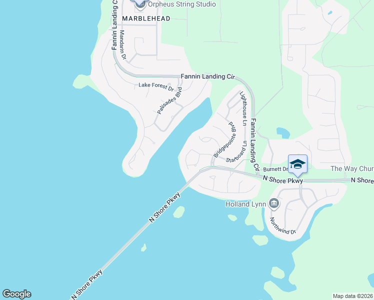 map of restaurants, bars, coffee shops, grocery stores, and more near 122 Port Lane in Brandon