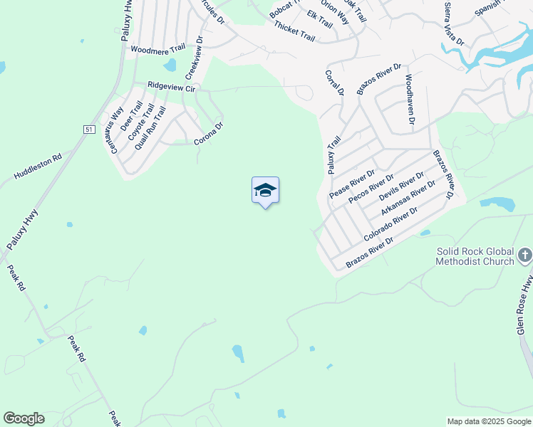 map of restaurants, bars, coffee shops, grocery stores, and more near in Brazos Bend