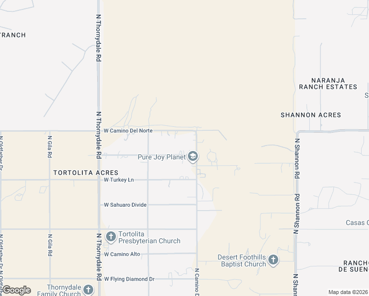 map of restaurants, bars, coffee shops, grocery stores, and more near 11121 North Camino De La Tierra in Tucson