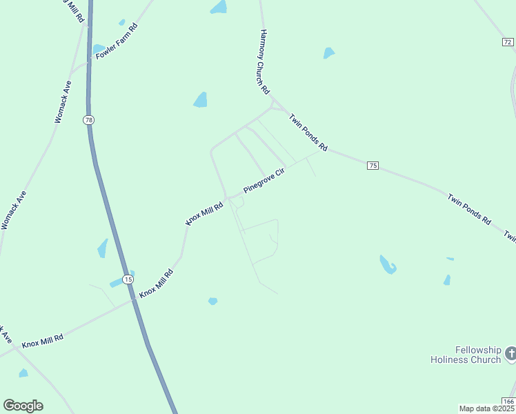 map of restaurants, bars, coffee shops, grocery stores, and more near 6606 Knox Mill Road in Soperton