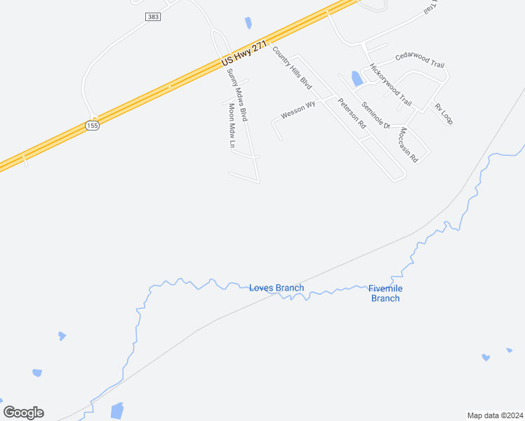 map of restaurants, bars, coffee shops, grocery stores, and more near 10345 Country Hills Boulevard in Tyler