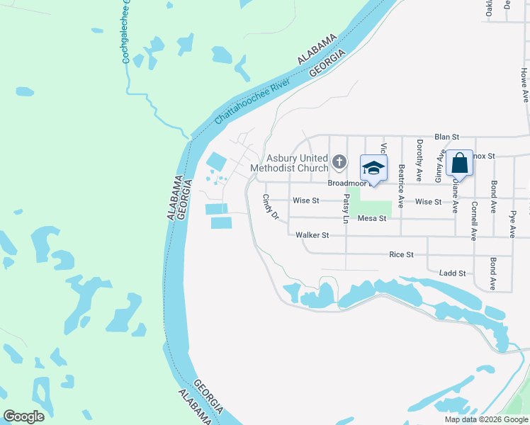 map of restaurants, bars, coffee shops, grocery stores, and more near 2417 Cindy Drive in Columbus