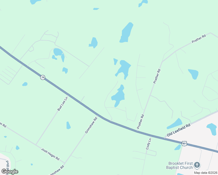 map of restaurants, bars, coffee shops, grocery stores, and more near 1521 Cambridge Road in Statesboro