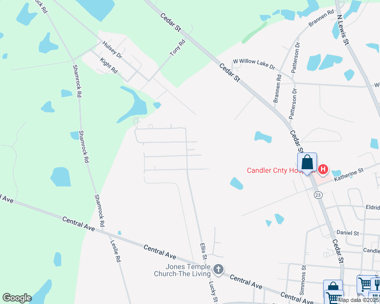 map of restaurants, bars, coffee shops, grocery stores, and more near 910 Boston Street in Metter