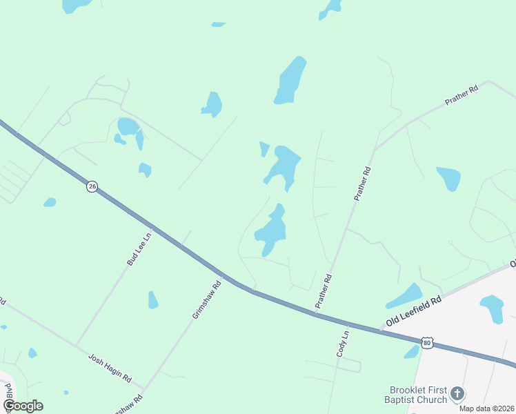 map of restaurants, bars, coffee shops, grocery stores, and more near 1521 Cambridge Road in Statesboro