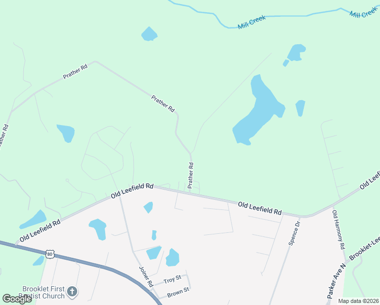 map of restaurants, bars, coffee shops, grocery stores, and more near 2171 Prather Road in Statesboro