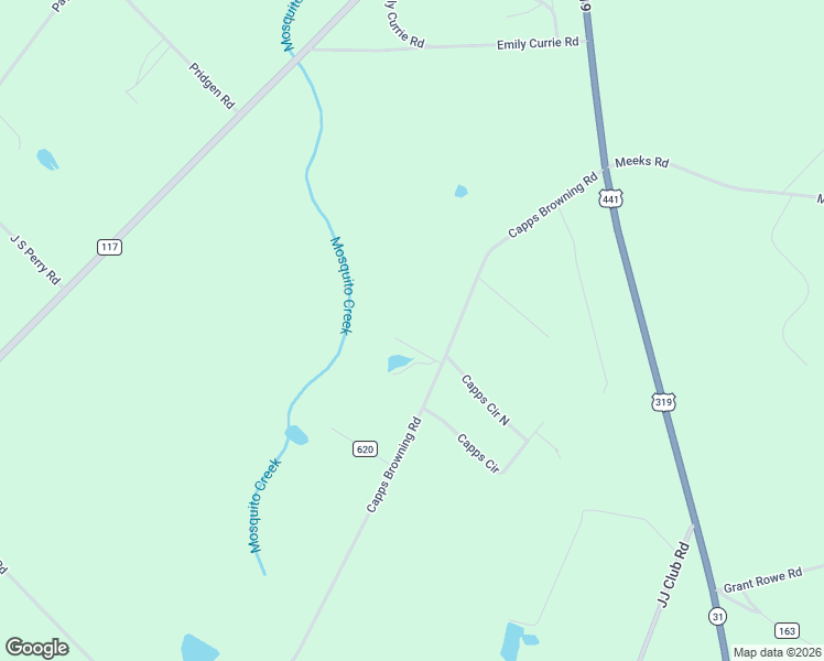 map of restaurants, bars, coffee shops, grocery stores, and more near 2001-2099 Scharie Lane in Rentz