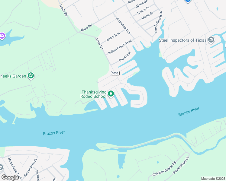 map of restaurants, bars, coffee shops, grocery stores, and more near 3615 W Holiday Estates Ct in Granbury