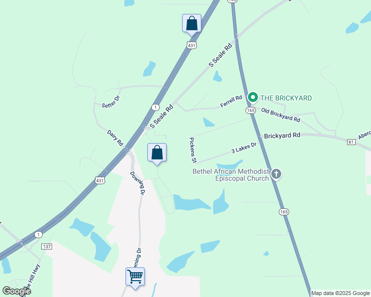 map of restaurants, bars, coffee shops, grocery stores, and more near 2-98 Pickens Street in Phenix City