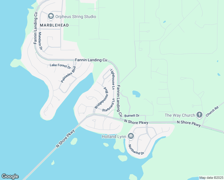 map of restaurants, bars, coffee shops, grocery stores, and more near 309 Starboard Lane in Brandon