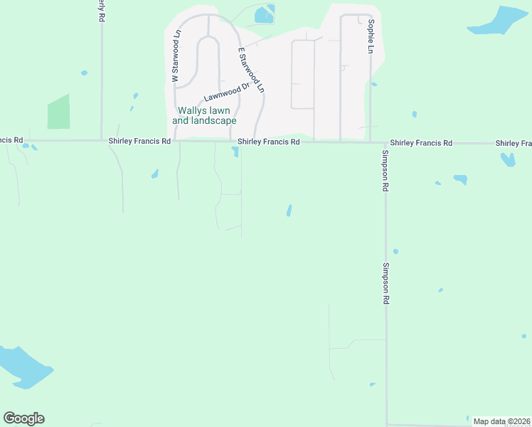 map of restaurants, bars, coffee shops, grocery stores, and more near 8275 Shirley Francis Rd in Shreveport