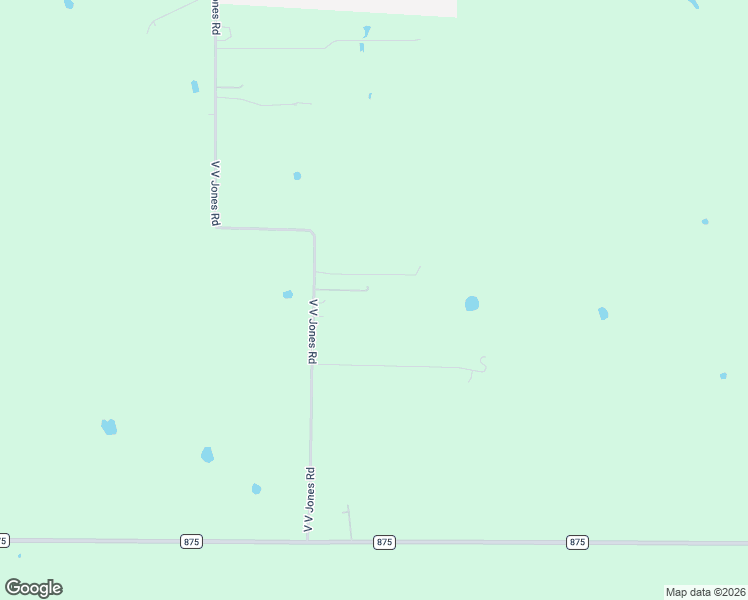 map of restaurants, bars, coffee shops, grocery stores, and more near 6810 V V Jones Road in Venus