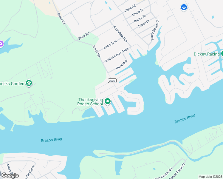 map of restaurants, bars, coffee shops, grocery stores, and more near 3606 Pecan Arbor Court in Granbury