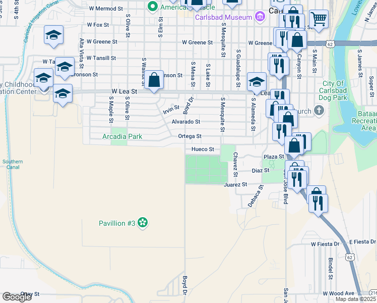 map of restaurants, bars, coffee shops, grocery stores, and more near in Carlsbad