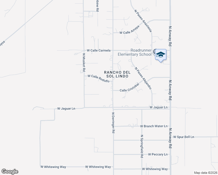 map of restaurants, bars, coffee shops, grocery stores, and more near 11303 North Derringer Road in Marana