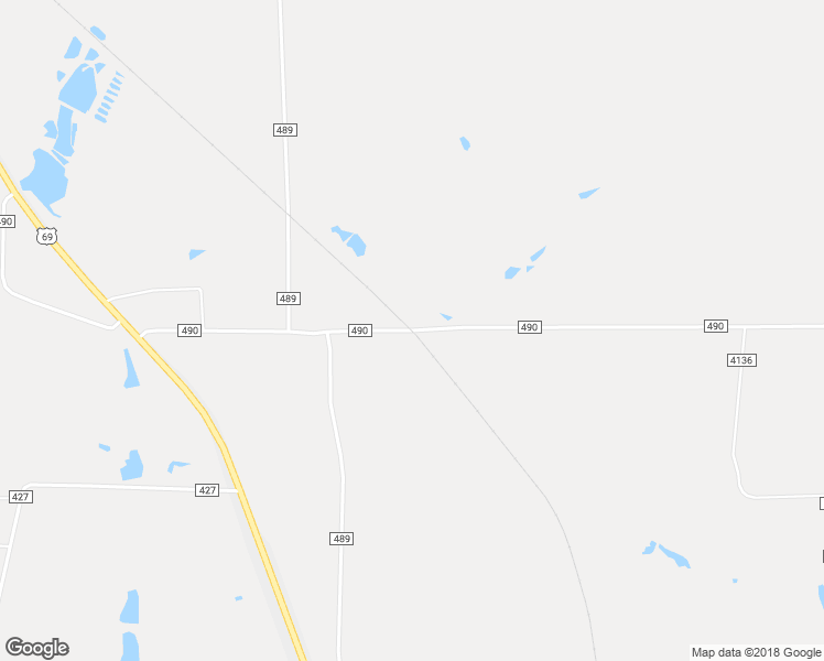 map of restaurants, bars, coffee shops, grocery stores, and more near 10483 County Road 490 in Tyler