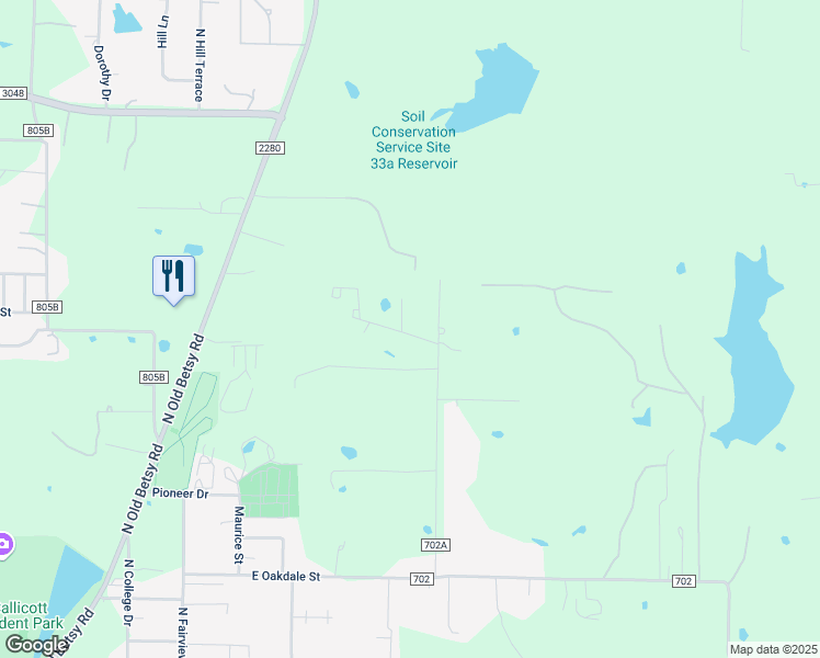 map of restaurants, bars, coffee shops, grocery stores, and more near 823 Barnes Road in Cleburne