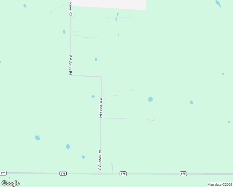 map of restaurants, bars, coffee shops, grocery stores, and more near 6810 V V Jones Road in Venus
