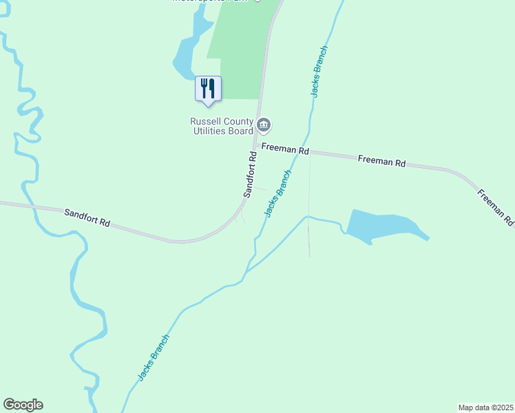 map of restaurants, bars, coffee shops, grocery stores, and more near 4137 Sandfort Road in Phenix City