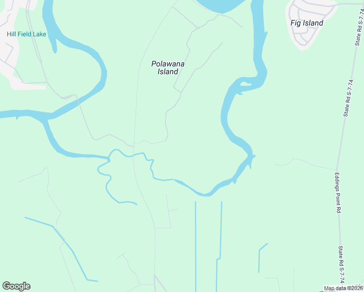 map of restaurants, bars, coffee shops, grocery stores, and more near 23 Whitners Landing Road in Saint Helena Island