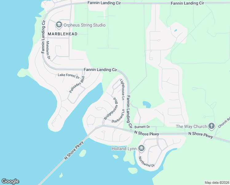 map of restaurants, bars, coffee shops, grocery stores, and more near 309 Starboard Lane in Brandon