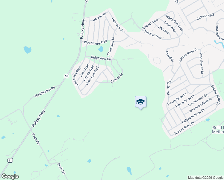 map of restaurants, bars, coffee shops, grocery stores, and more near 3000 Nech Ranch Court in Brazos Bend