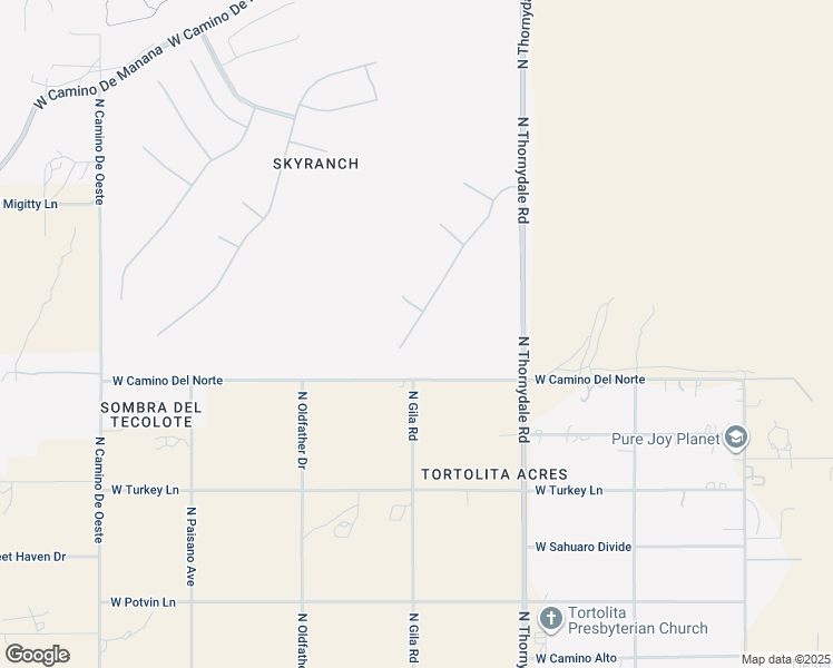 map of restaurants, bars, coffee shops, grocery stores, and more near 11288 North Vista Ranch Place in Marana